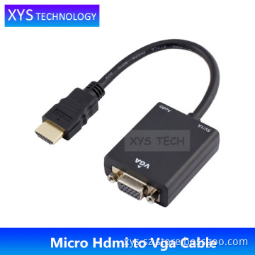 4K High Speed micro hdmi to vga cable/